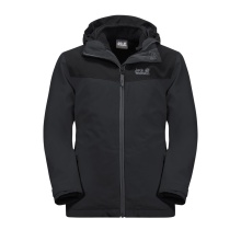 Jack Wolfskin Winter Jacket Snowfrost 3in1 (waterproof and windproof, warm fleece inner jacket) phantom grey Kids